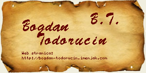 Bogdan Todoručin vizit kartica